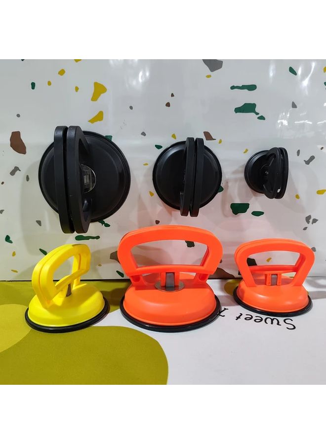 Small Yellow Car Dent Repair Suction Cup Heavy Duty Glass Tile Lifting Pads - Image 5